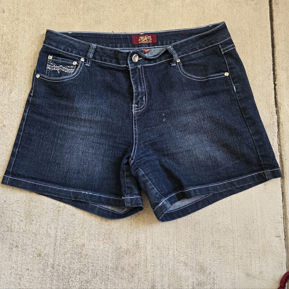 Cow Girl Denim Shorts